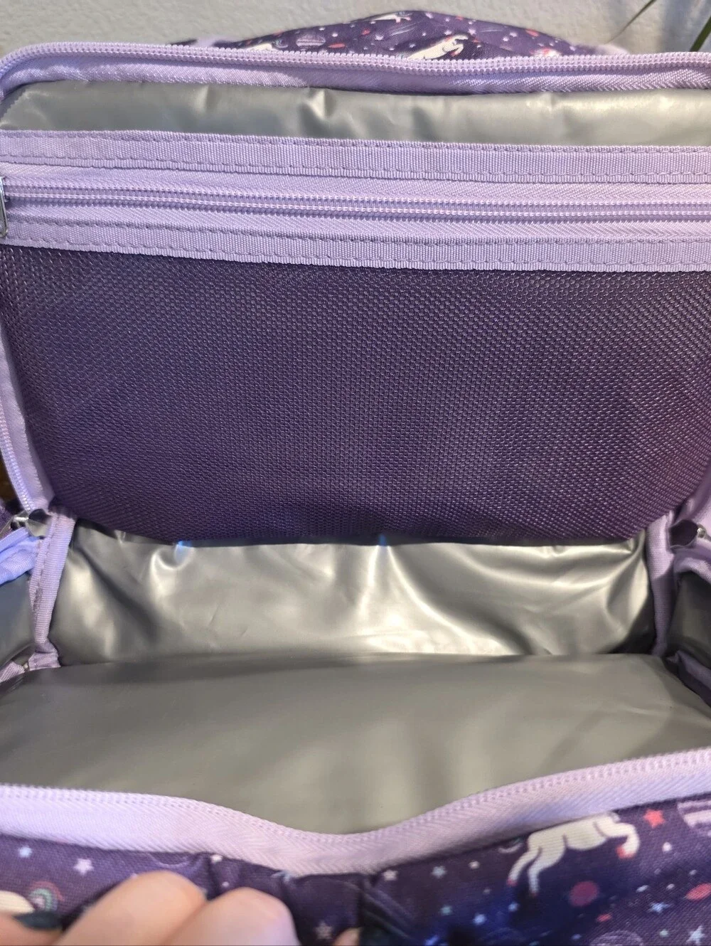 Bentgo Kids Purple Unicorn Backpack